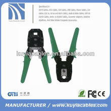 BUENA CALIDAD RJ11 RJ12 RJ45 Cat 5 Cable LAN Ethernet 4P4C 6P6C 8P8C Crimper Crimp Tool